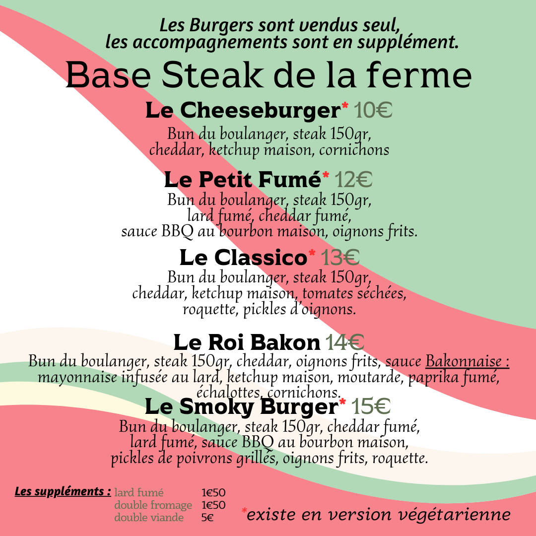 Burger Base steak