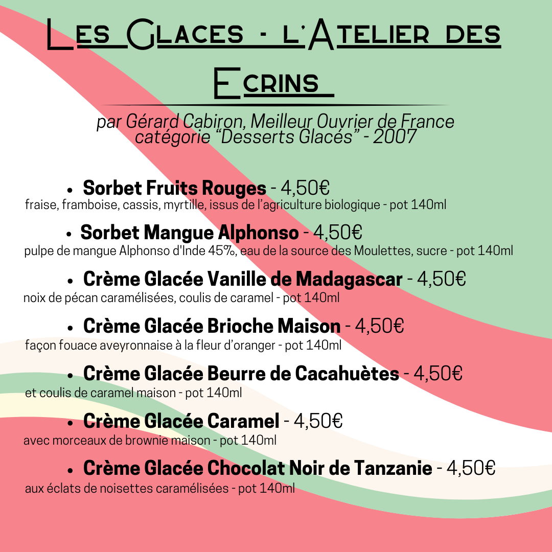 Glaces artisanale