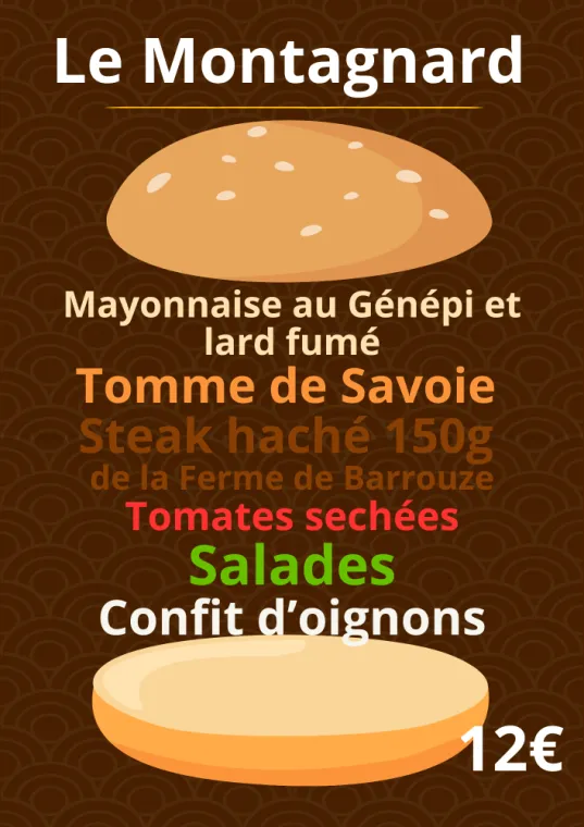 Le Burger Montagnard, Bourg-en-Bresse, La Capsule Gourmande