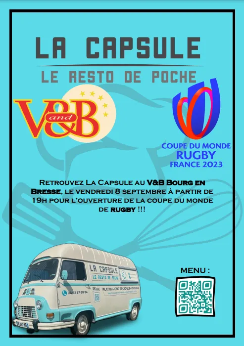 La Capsule passe en mode Rugby, Bourg-en-Bresse, La Capsule Gourmande
